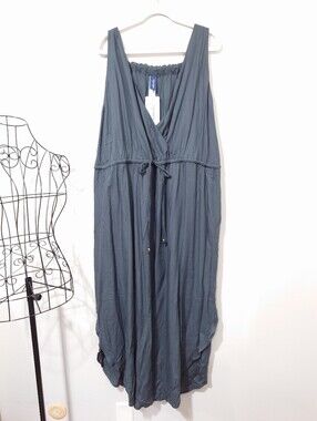 Swimsuits For All Grey Cover Up Dress NWT 22/24
